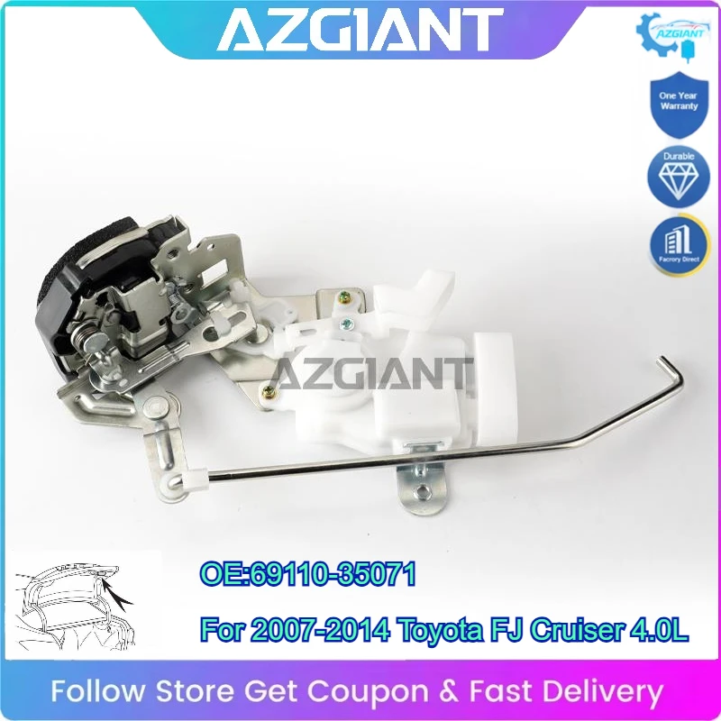 AZGIANT Power Trunk Lock Latch Motor Actuator for 2007-2014 Toyota FJ Cruiser 4.0L Replace Tailgate Lock Actuator 69110-35071
AZGIANT Power Trunk Lock Latch Motor Actuator for 2007-2014 Toyota FJ Cruiser 4.0L Replace Tailgate Lock Actuator 69110-35071