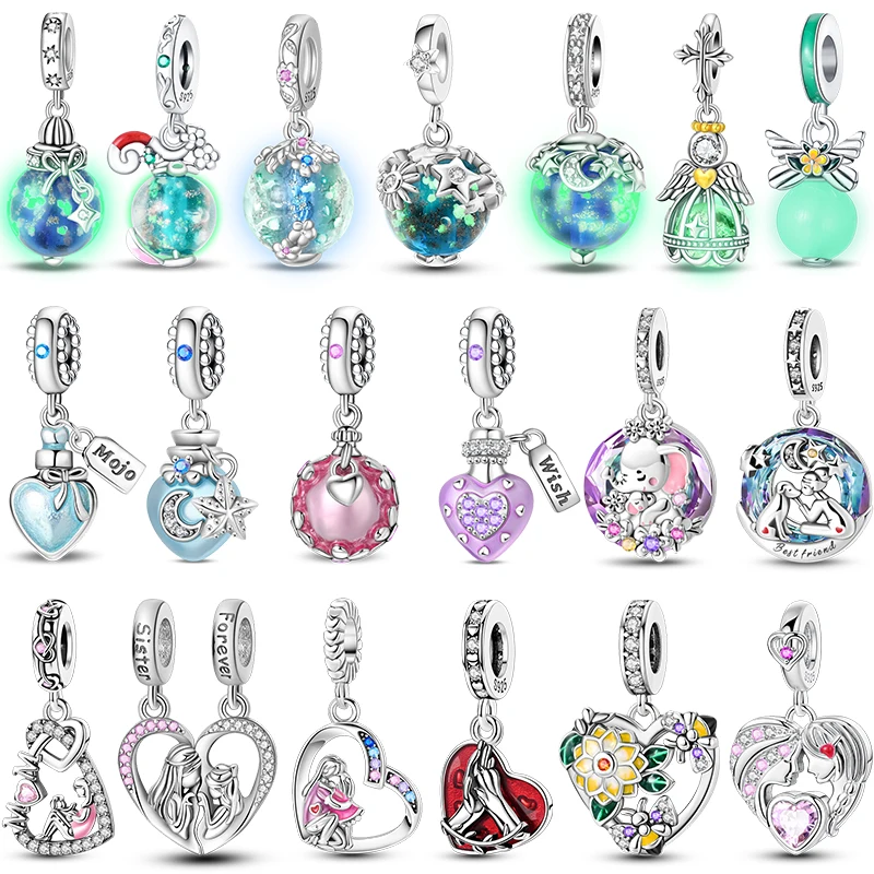 Original 925 Sterling Silver Charms Beads Pendants Warm Family & Sunflower Heart Suitable For 3mm Bracelets DIY Jewelry Making
Original 925 Sterling Silver Charms Beads Pendants Warm Family & Sunflower Heart Suitable For 3mm Bracelets DIY Jewelry Making