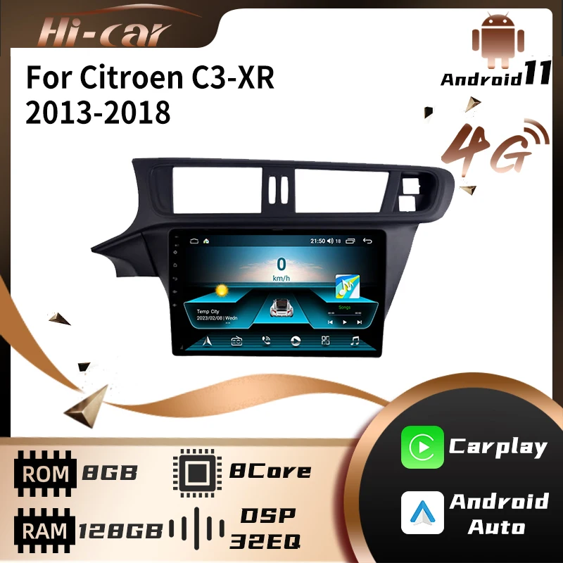 Автомагнитола 2 Din Android для Citroen C3-XR 2013-2018, автомобильное радио, мультимедийный видеоплеер, навигация GPS, Wi-Fi, головное устройство, Авторадио
Автомагнитола 2 Din Android для Citroen C3-XR 2013-2018, автомобильное радио, мультимедийный видеоплеер, навигация GPS, Wi-Fi, головное устройство, Авторадио