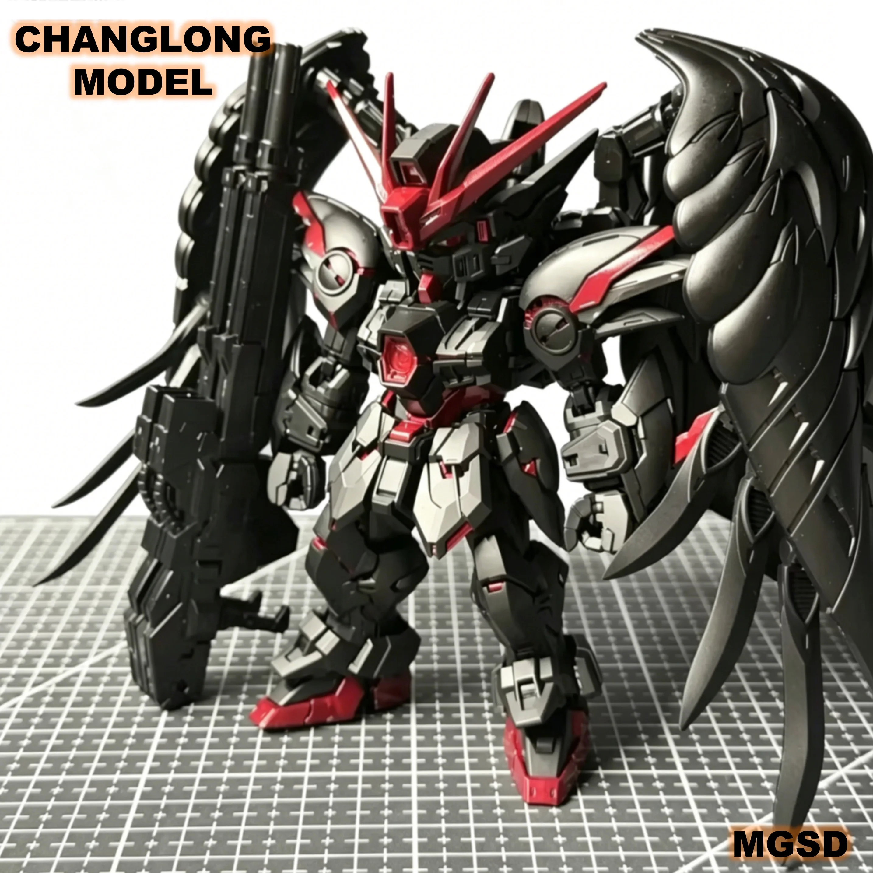 【In Stock】CHANGLONG MGSD XXXG-00W0 Wing Zero Blood Demon Color Scheme Assembly Model Kits Action Figure Robot Plastic Model
【In Stock】CHANGLONG MGSD XXXG-00W0 Wing Zero Blood Demon Color Scheme Assembly Model Kits Action Figure Robot Plastic Model