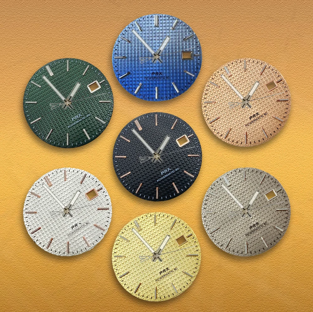 SEI S Logo 31.8mm PRX Dial Oak Dial Fit NH35/NH36/7S/4R Japanese Movement Green Luminous Watch Modification Repair Accessories
SEI S Logo 31.8mm PRX Dial Oak Dial Fit NH35/NH36/7S/4R Japanese Movement Green Luminous Watch Modification Repair Accessories