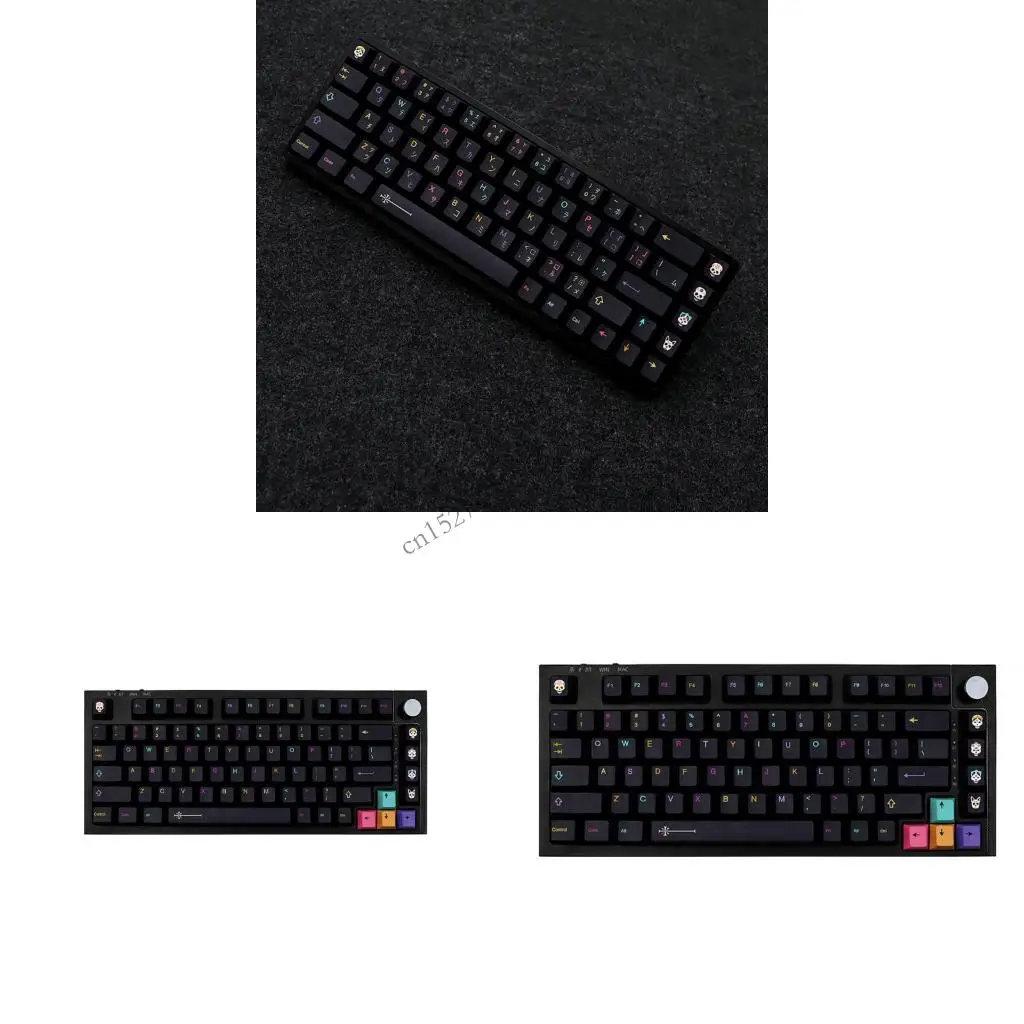 R9CB CherryProfile Keycaps, установленные для 137Keys Keyboard английский/ японский/ корейский/ русский
R9CB CherryProfile Keycaps, установленные для 137Keys Keyboard английский/ японский/ корейский/ русский