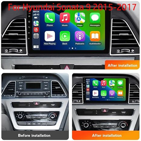 Android 13 Car Stereo For Hyundai Sonata 2015-2017 with Wireless For Apple Carplay Android Auto 9'' Touchscreen Sonata Car Radio
Android 13 Car Stereo For Hyundai Sonata 2015-2017 with Wireless For Apple Carplay Android Auto 9'' Touchscreen Sonata Car Radio