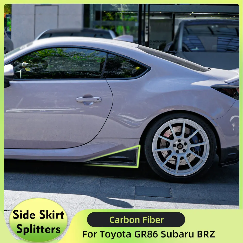 Car Side Bumper Splitters for Toyota GR86 Subaru BRZ 2022 2023 Carbon Fiber Car Side Skirt Splitters Body Kit
Car Side Bumper Splitters for Toyota GR86 Subaru BRZ 2022 2023 Carbon Fiber Car Side Skirt Splitters Body Kit