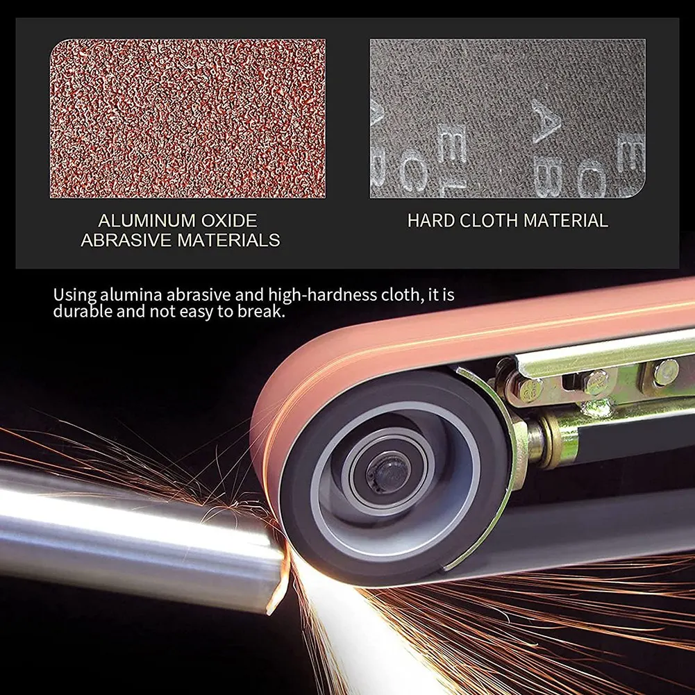 A48I 50X686MM Sanding Belt 15 Pieces- 80/120/150/240/400 Grit Alumina Sanding Belt,Suitable for Wood Sanding
A48I 50X686MM Sanding Belt 15 Pieces- 80/120/150/240/400 Grit Alumina Sanding Belt,Suitable for Wood Sanding