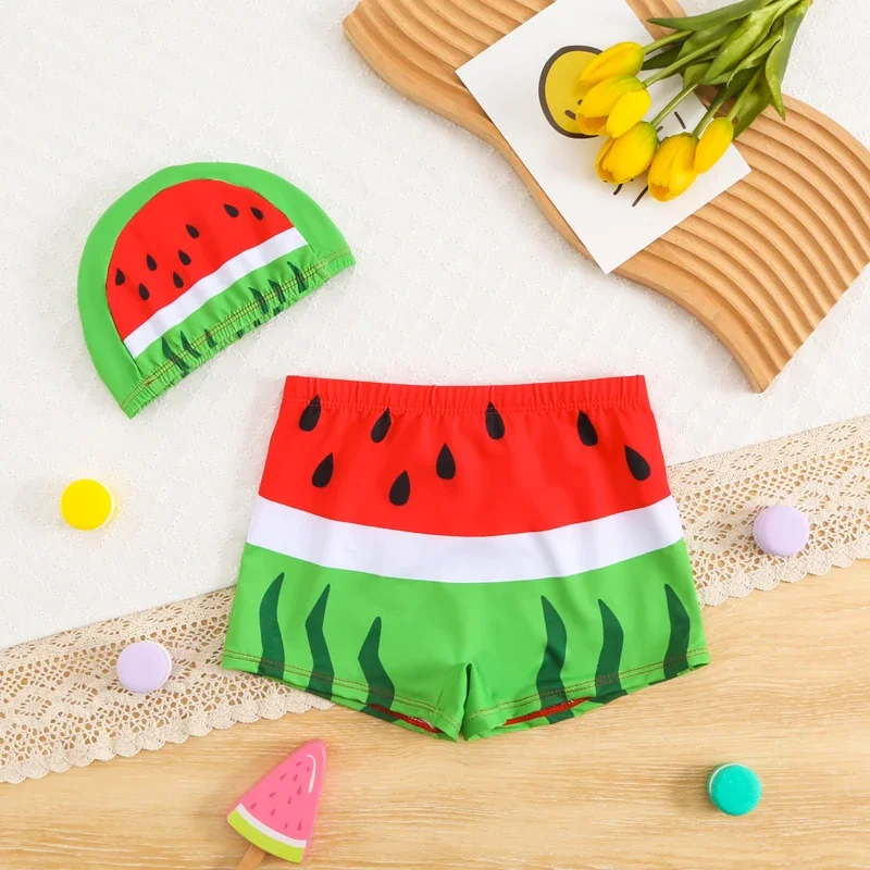 Kids Boys Swimming Trunks 1-7T Watermelon Duck Pants+ Hat Cute Swimwear Summer Children Beach Swimming Wear Swimsuit Trunks
Kids Boys Swimming Trunks 1-7T Watermelon Duck Pants+ Hat Cute Swimwear Summer Children Beach Swimming Wear Swimsuit Trunks