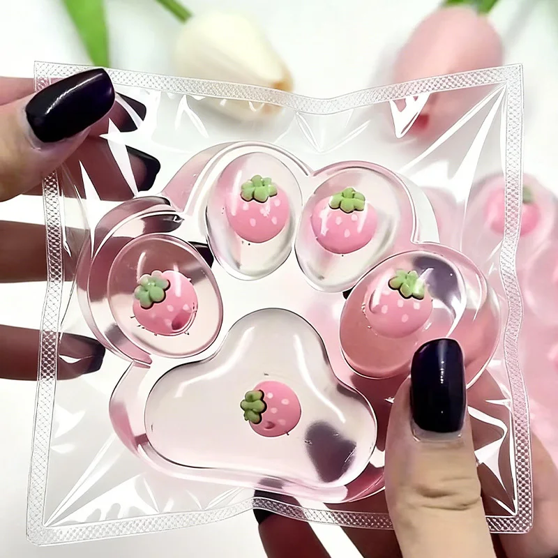 1 Oversized Taba Strawberry Cat Paw, Made of Safe TPR Material, Fufu Squishy Sensory Stress-Relief Fidget Toy
1 Oversized Taba Strawberry Cat Paw, Made of Safe TPR Material, Fufu Squishy Sensory Stress-Relief Fidget Toy