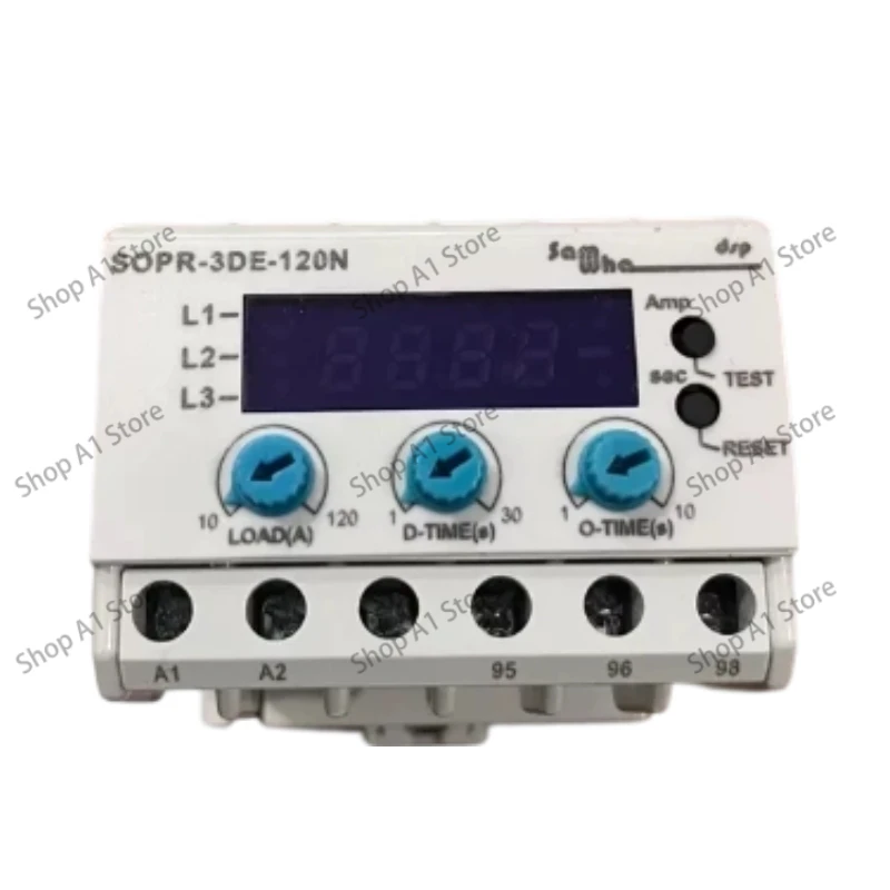 220V digital current protection relay N type SOPR-3DE-6A 30A 60A 120A
220V digital current protection relay N type SOPR-3DE-6A 30A 60A 120A
