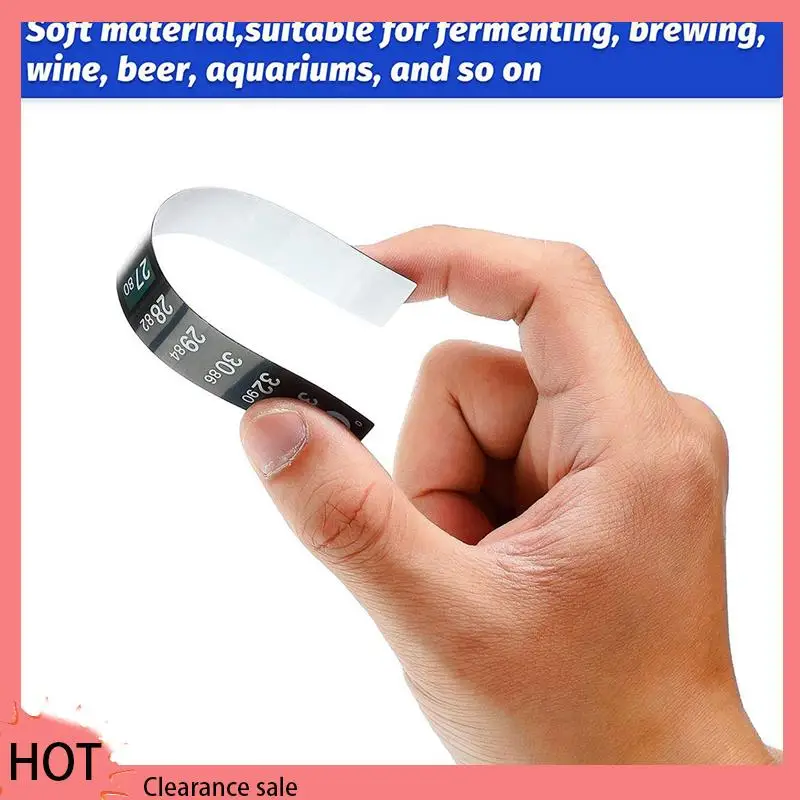 A88Z 180 Pieces Digital Temperature Sticker Adhesive Thermometer Strip Fermenter Adhesive Crystal Strip Aquarium Thermometer
A88Z 180 Pieces Digital Temperature Sticker Adhesive Thermometer Strip Fermenter Adhesive Crystal Strip Aquarium Thermometer