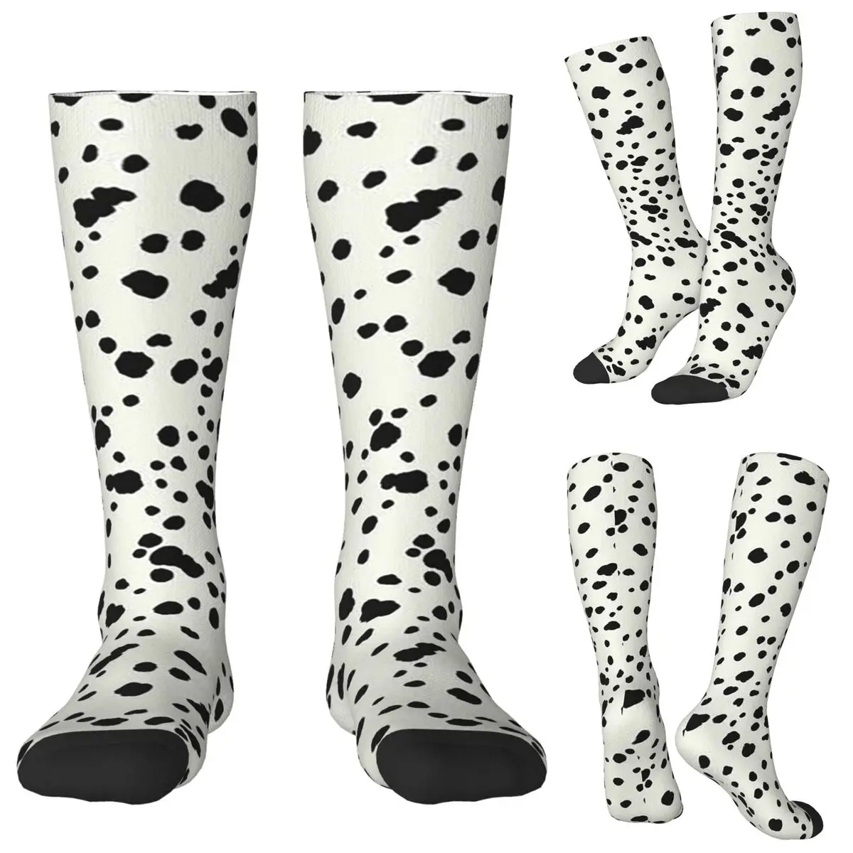 Носки с текстурой собаки далматина, чулки в стиле Харадзюку, всесезонные длинные носки, аксессуары для подарков унисекс
Носки с текстурой собаки далматина, чулки в стиле Харадзюку, всесезонные длинные носки, аксессуары для подарков унисекс