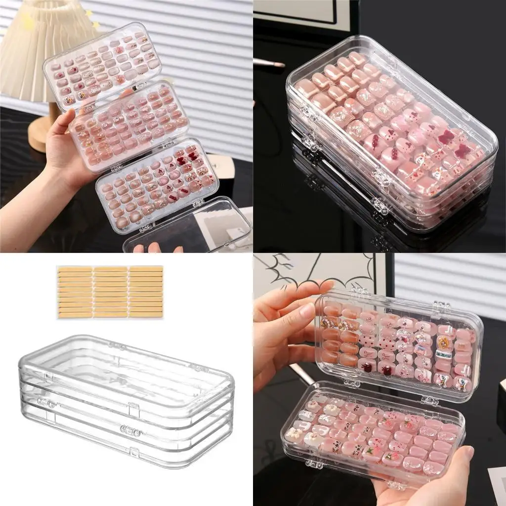 Clear Triple Layer Accessories Organizers Leakproof Shut Case Crafting Storage Solution X3UC
Clear Triple Layer Accessories Organizers Leakproof Shut Case Crafting Storage Solution X3UC