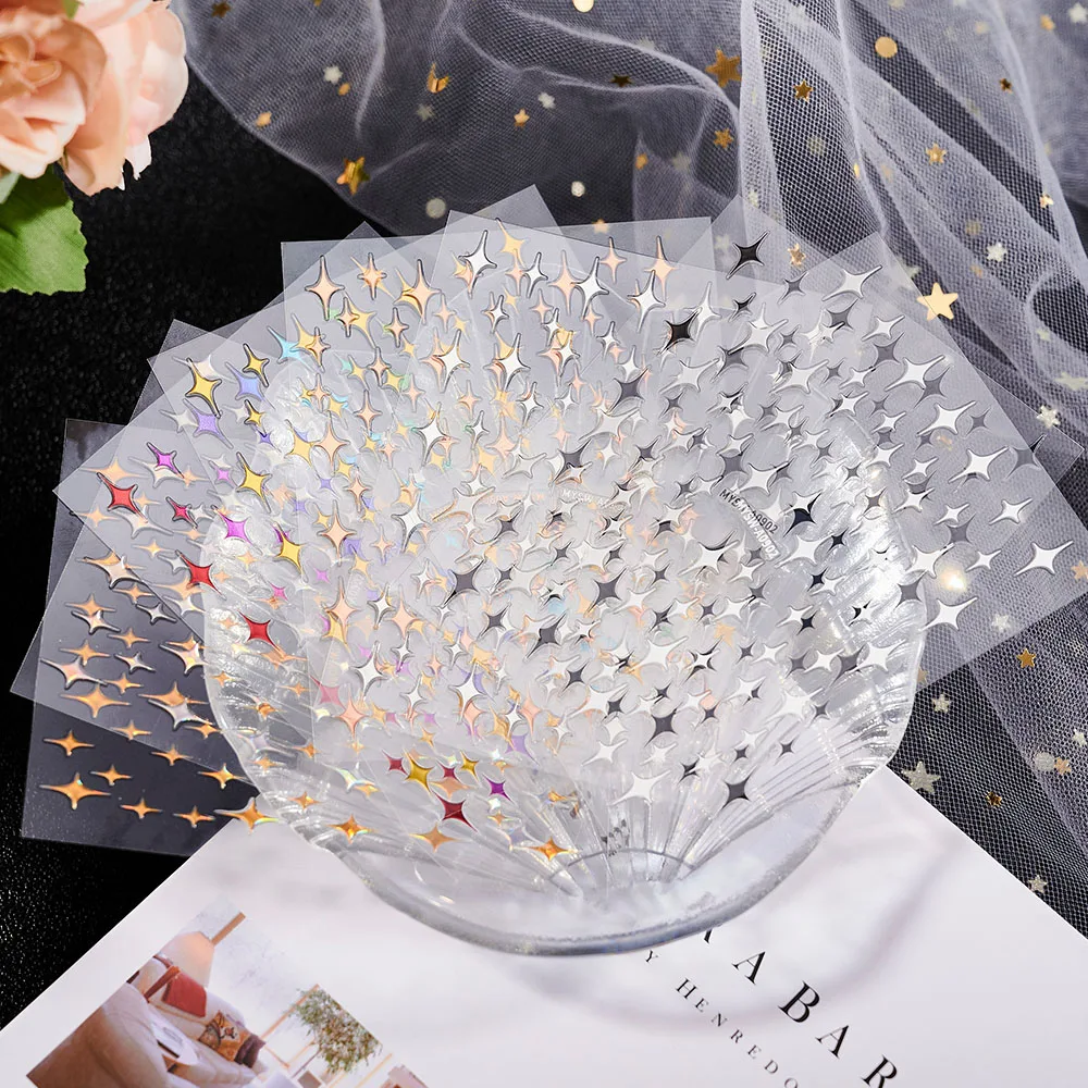 1pc 3D Sparkling Star Nail Sticker Decal Gold Silver White Black Glitter Shining Comet Design Adhesive DIY Nail Art Tips Manicur
1pc 3D Sparkling Star Nail Sticker Decal Gold Silver White Black Glitter Shining Comet Design Adhesive DIY Nail Art Tips Manicur