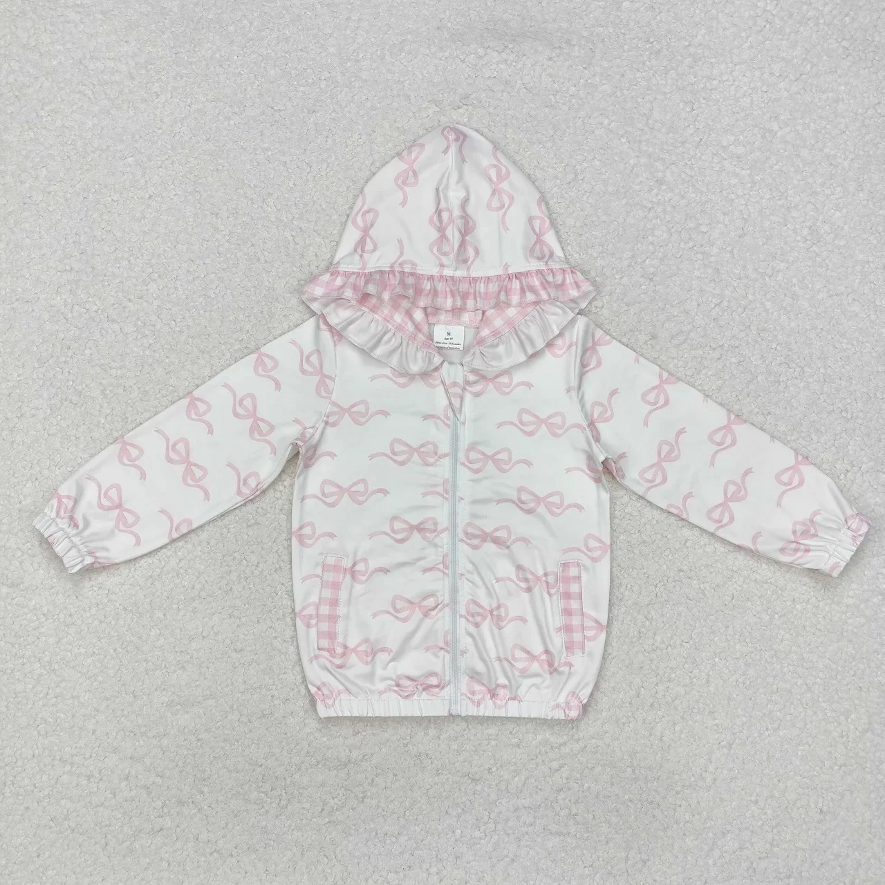 Wholesale Baby Girl Long Sleeves Cardigan Overcoat Zipper Children Infant Spring Fall Pockets Toddler Clothing Bows Hoodie Coat
Wholesale Baby Girl Long Sleeves Cardigan Overcoat Zipper Children Infant Spring Fall Pockets Toddler Clothing Bows Hoodie Coat