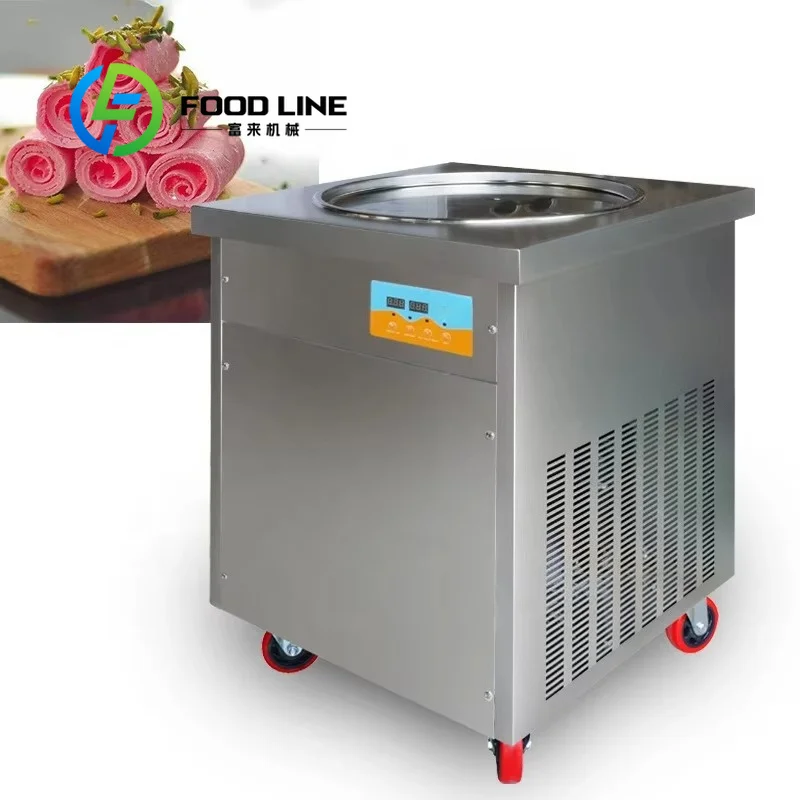 Full Automatic Thai Ice Cream Roll Machine Intelligent Temperature Control Speed Up Frozen Mixing And Ice Cream Shaping Process
Full Automatic Thai Ice Cream Roll Machine Intelligent Temperature Control Speed Up Frozen Mixing And Ice Cream Shaping Process