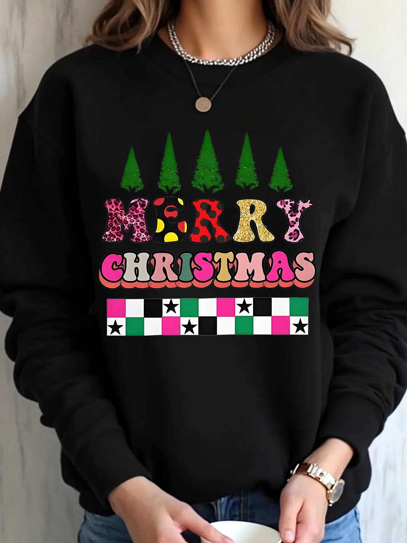 Женская толстовка большого размера с рождественским принтом Candy Cane Crew, верхняя одежда
Женская толстовка большого размера с рождественским принтом Candy Cane Crew, верхняя одежда