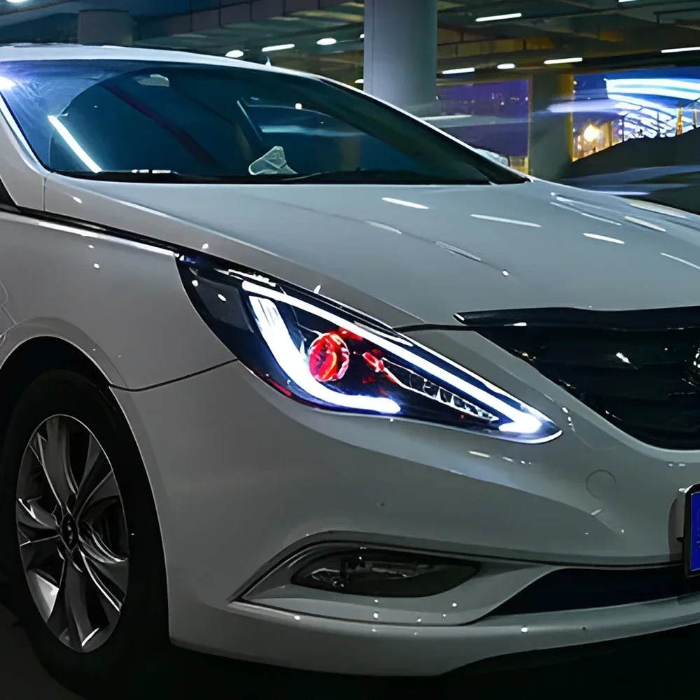 Для Hyundai Sonata 2011-2015 автомобильные передние фонари обновление Demon Eyes стиль линзы проектора аксессуары светодиодные автомобильные фары в сборе
Для Hyundai Sonata 2011-2015 автомобильные передние фонари обновление Demon Eyes стиль линзы проектора аксессуары светодиодные автомобильные фары в сборе