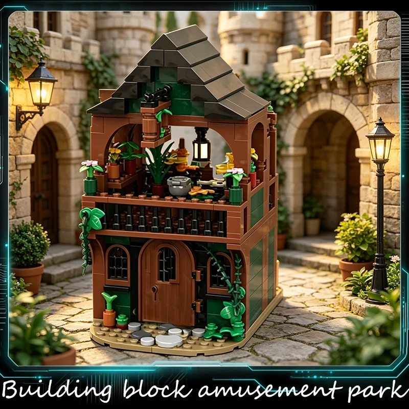 437 Parts MOC Ancient Medieval Medical Shop Street View Model Building Blocks DIY Sets Education Bricks Toys Kids Christmas Gift
437 Parts MOC Ancient Medieval Medical Shop Street View Model Building Blocks DIY Sets Education Bricks Toys Kids Christmas Gift