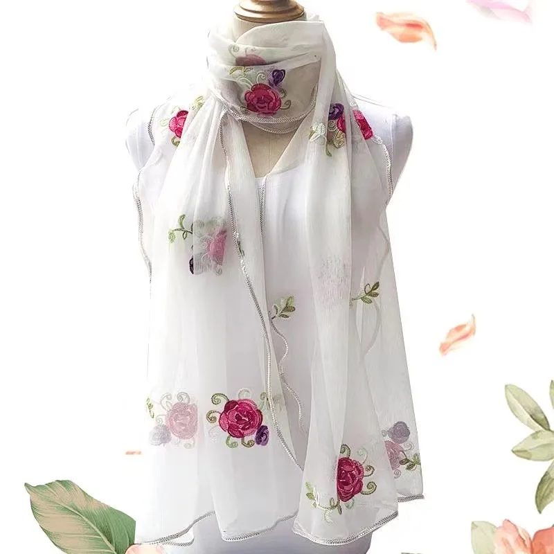 Lace Scarf Women Lightweight Hijab Elegant 2024 Print Silk Floral Shawl Wraps Headband Handle Hair Accessories Bandana
Lace Scarf Women Lightweight Hijab Elegant 2024 Print Silk Floral Shawl Wraps Headband Handle Hair Accessories Bandana