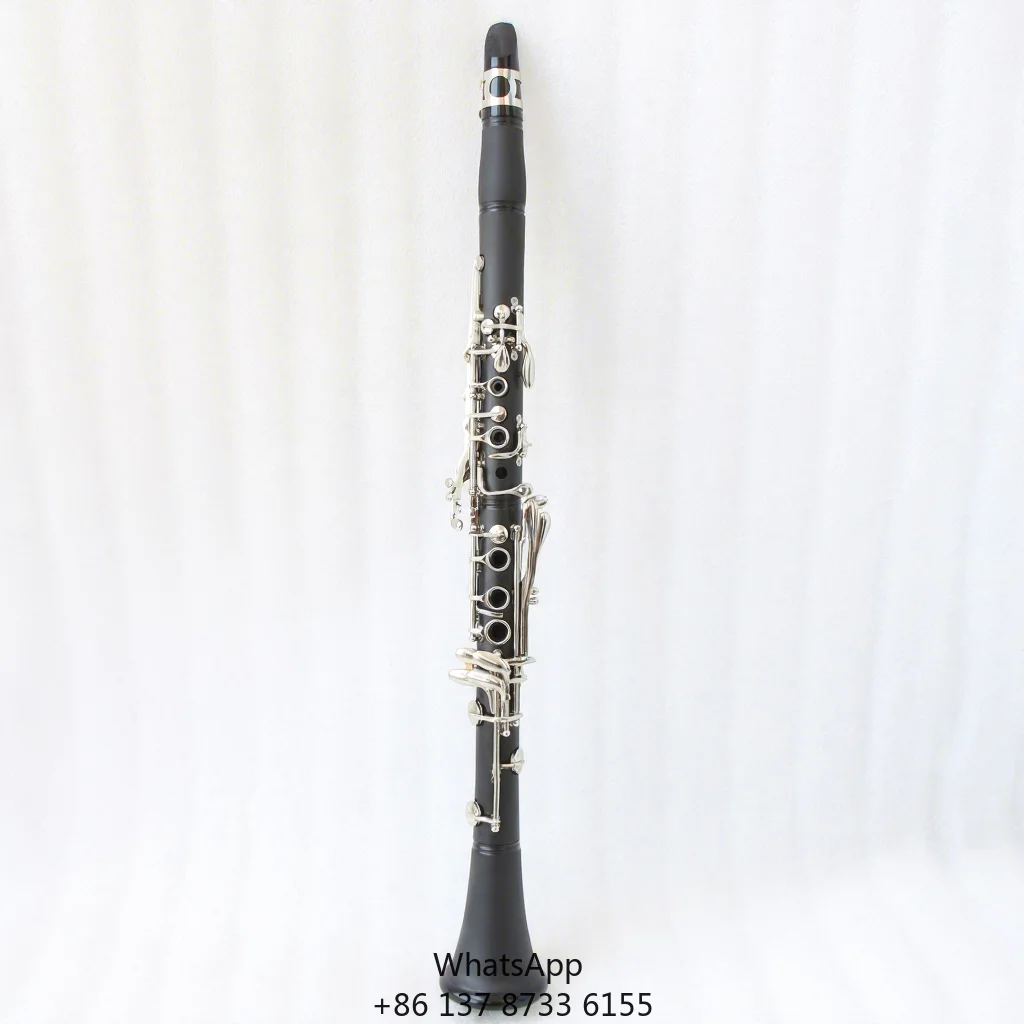 ClarinetProfessional Play Hard Rubber Body Nickel Plated Keys Matte 17 Key B-Flat Clarinet With Hard Case And Accessories
ClarinetProfessional Play Hard Rubber Body Nickel Plated Keys Matte 17 Key B-Flat Clarinet With Hard Case And Accessories