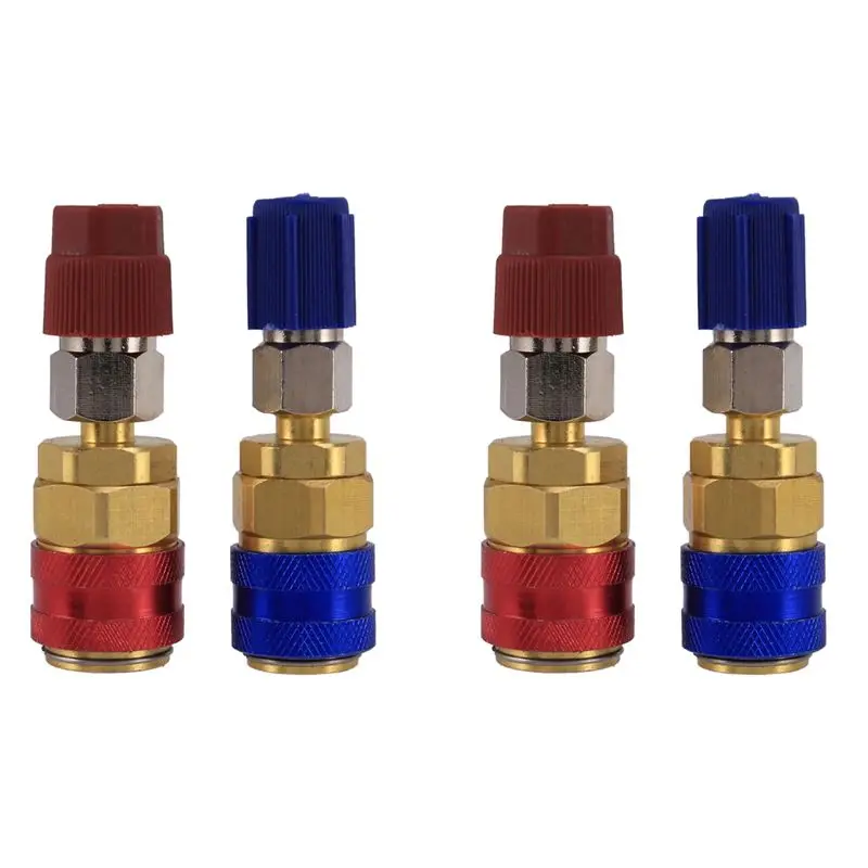 Unusual 2X High And Low Side Expansion Adapter R134A Freon Quick Connector Adapter Automotive Air Conditioning For Ford For Bmw
Unusual 2X High And Low Side Expansion Adapter R134A Freon Quick Connector Adapter Automotive Air Conditioning For Ford For Bmw
