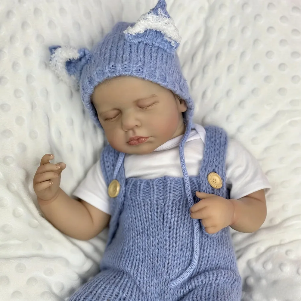BZDOLL 19in 48CM Sleeping Reborn Doll, 3D Skin & Veins, Vinyl Limbs Soft Cloth Body, Handmade Gift for Kids
BZDOLL 19in 48CM Sleeping Reborn Doll, 3D Skin & Veins, Vinyl Limbs Soft Cloth Body, Handmade Gift for Kids