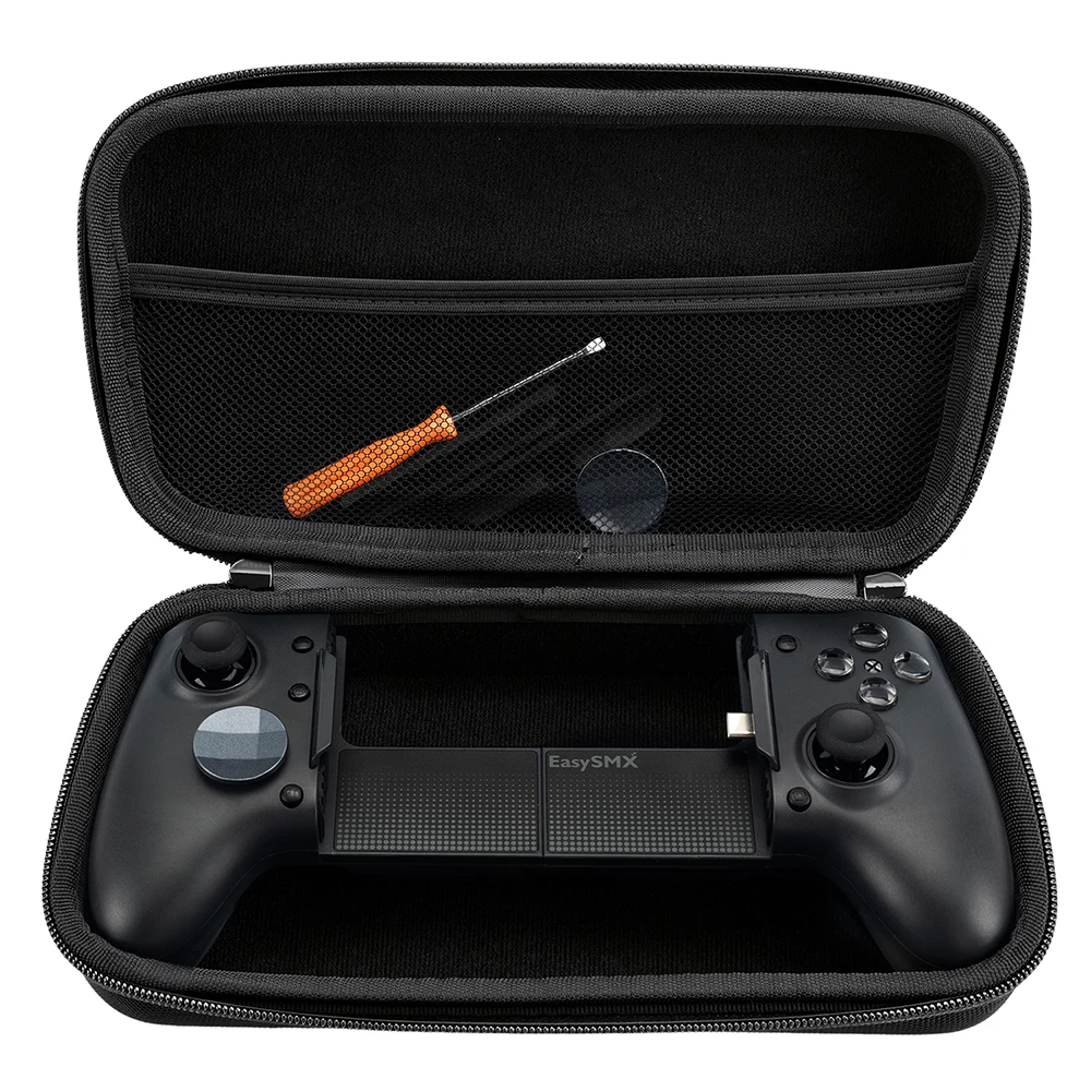 Portable Hard Carrying Case for EasySMX M20 Mobile Phone Controller Storage Travel Case for Mobile Gaming Controller Black Case
Portable Hard Carrying Case for EasySMX M20 Mobile Phone Controller Storage Travel Case for Mobile Gaming Controller Black Case