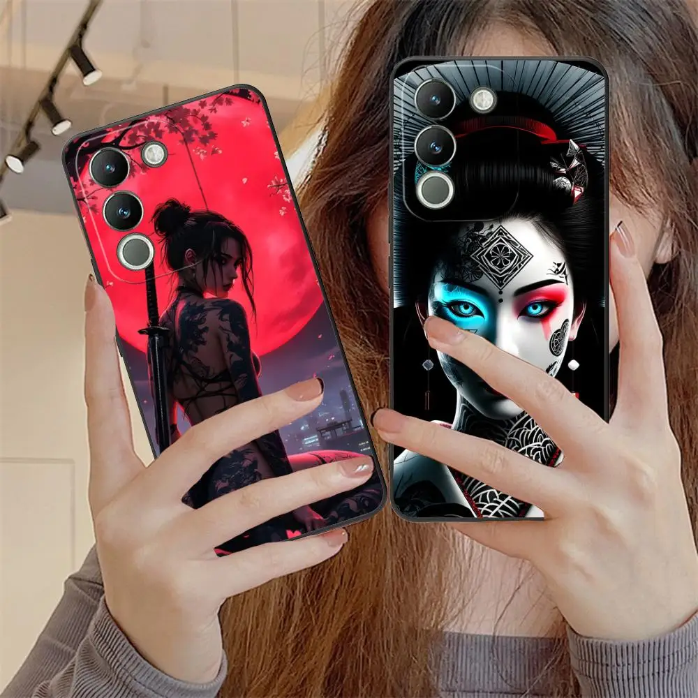 Geisha Tattoos Phone Case for VIVO Y77 76 75 74 73 72 58 56 55 51 50 38 36 Y19 Y18 Y03 Y01 5G Soft TPU Shockproof Cover
Geisha Tattoos Phone Case for VIVO Y77 76 75 74 73 72 58 56 55 51 50 38 36 Y19 Y18 Y03 Y01 5G Soft TPU Shockproof Cover