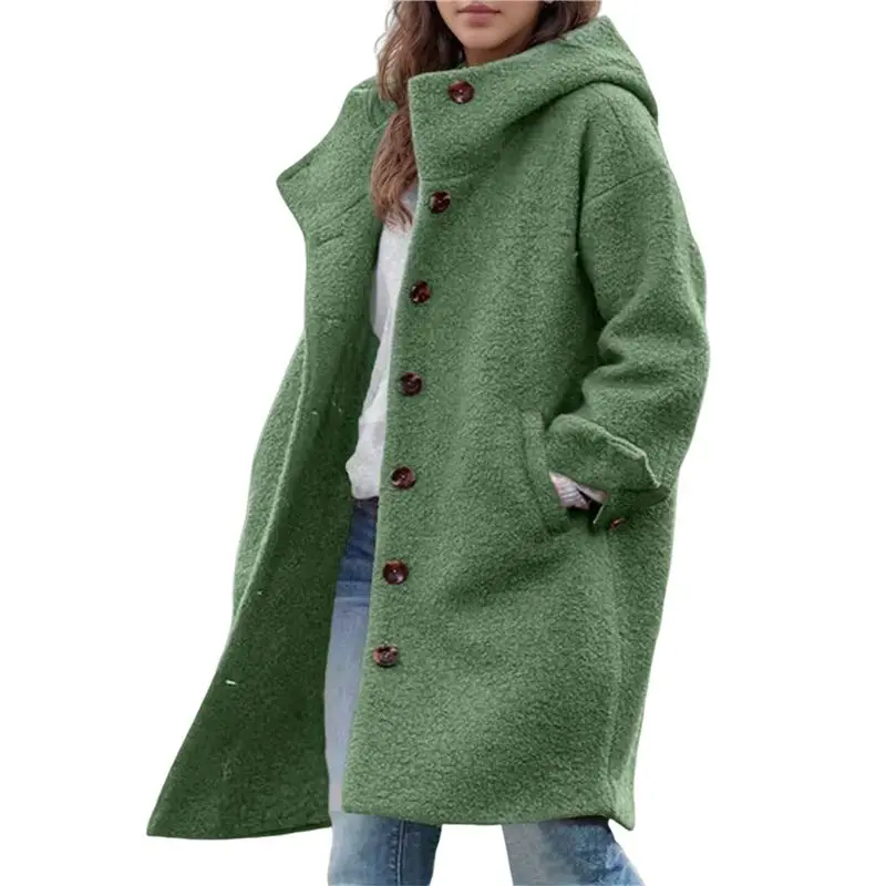 A24F-Women's Winter Single-Breasted Long Hooded Casual Windbreaker Jacket
A24F-Women's Winter Single-Breasted Long Hooded Casual Windbreaker Jacket