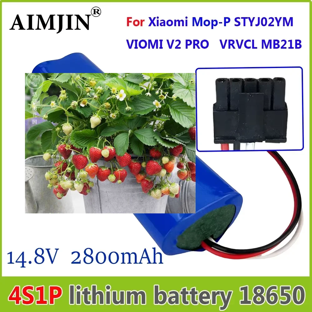 14.8V 2800mAh 4S1P Li-ion Battery For CECOTEC Conga 3290 3390 3490 3590 3690 3790 3890 Robot Vacuum Cleaner
14.8V 2800mAh 4S1P Li-ion Battery For CECOTEC Conga 3290 3390 3490 3590 3690 3790 3890 Robot Vacuum Cleaner