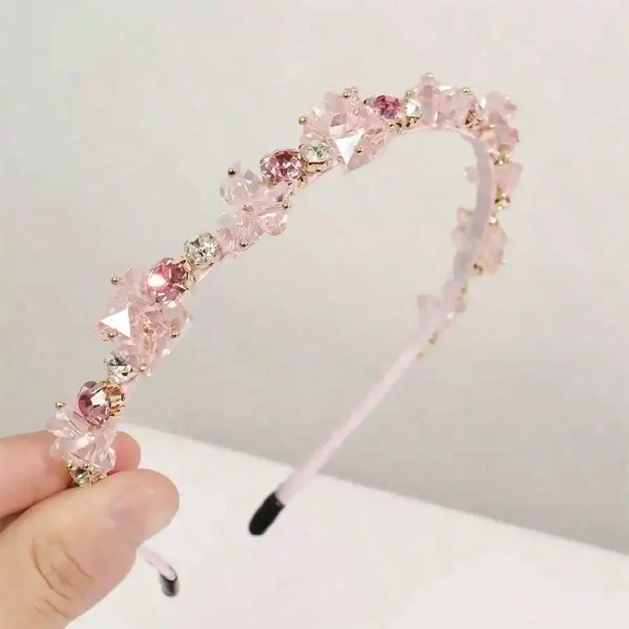 1pc Luxury Baroque Crystal Rhinestone Headband, French Elegant Women Hair Accessory, Party/Wedding Hair Clip, Shiny Artificial
1pc Luxury Baroque Crystal Rhinestone Headband, French Elegant Women Hair Accessory, Party/Wedding Hair Clip, Shiny Artificial