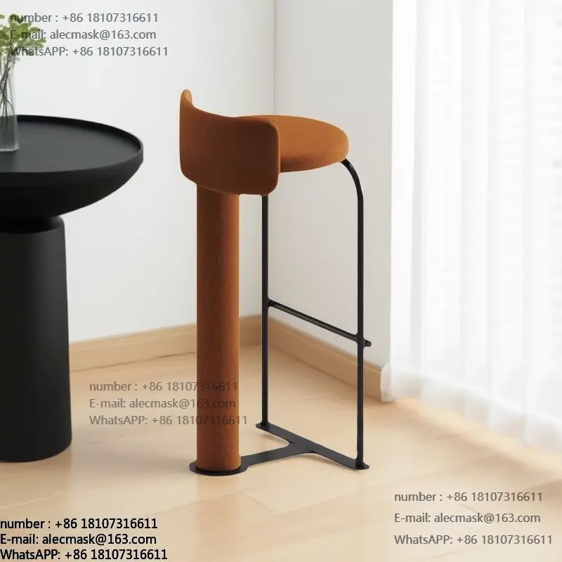 Nordic metal bar chair solid wood high stool light simple creative front desk bar
Nordic metal bar chair solid wood high stool light simple creative front desk bar