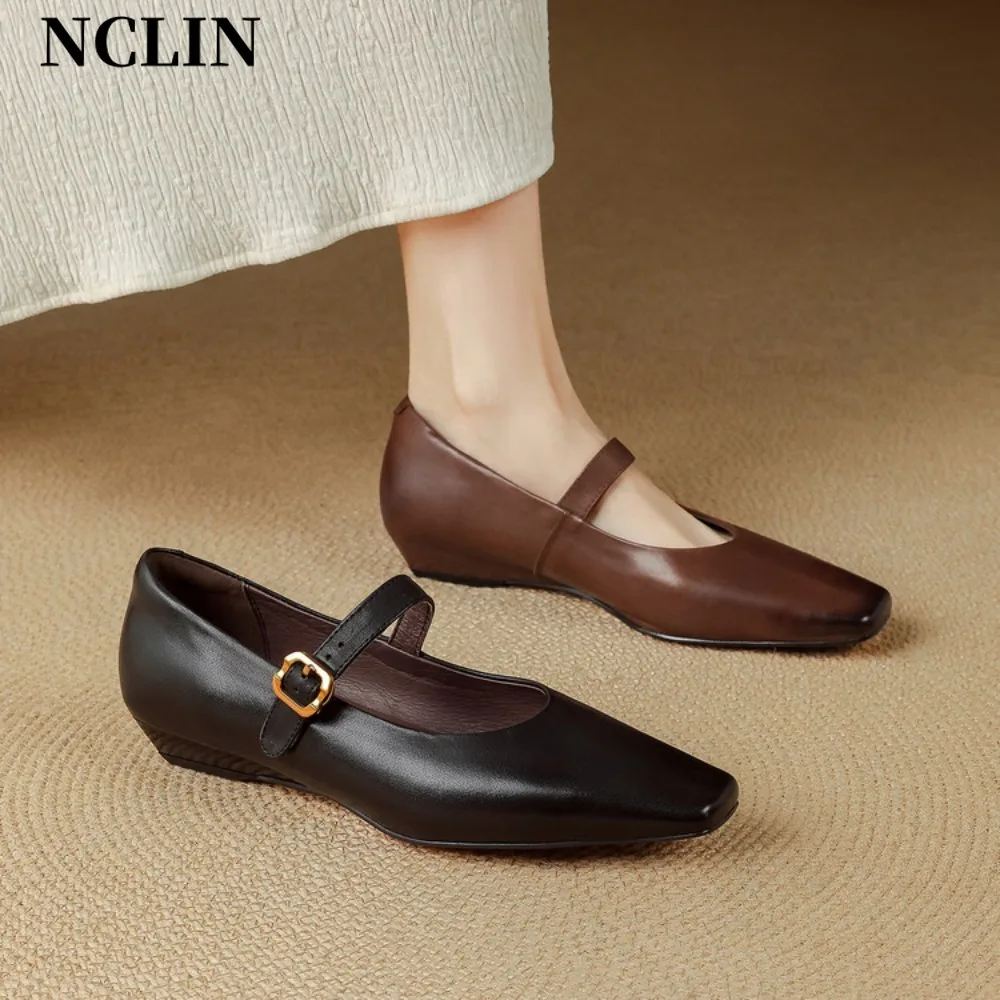 2026 New Retro Square - Toe Mary Jane Flat Pumps Women Leather Office Casual Shoes (Black/Brown)
2026 New Retro Square - Toe Mary Jane Flat Pumps Women Leather Office Casual Shoes (Black/Brown)