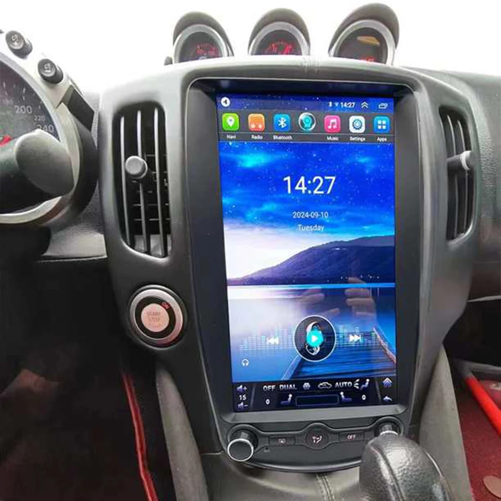 Автомагнитола на Android 13,0 для Nissan 370z 2009-2021, мультимедийный плеер с сенсорным экраном 13,8 дюйма, GPS-навигацией, стерео, головное устройство для Carplay
Автомагнитола на Android 13,0 для Nissan 370z 2009-2021, мультимедийный плеер с сенсорным экраном 13,8 дюйма, GPS-навигацией, стерео, головное устройство для Carplay