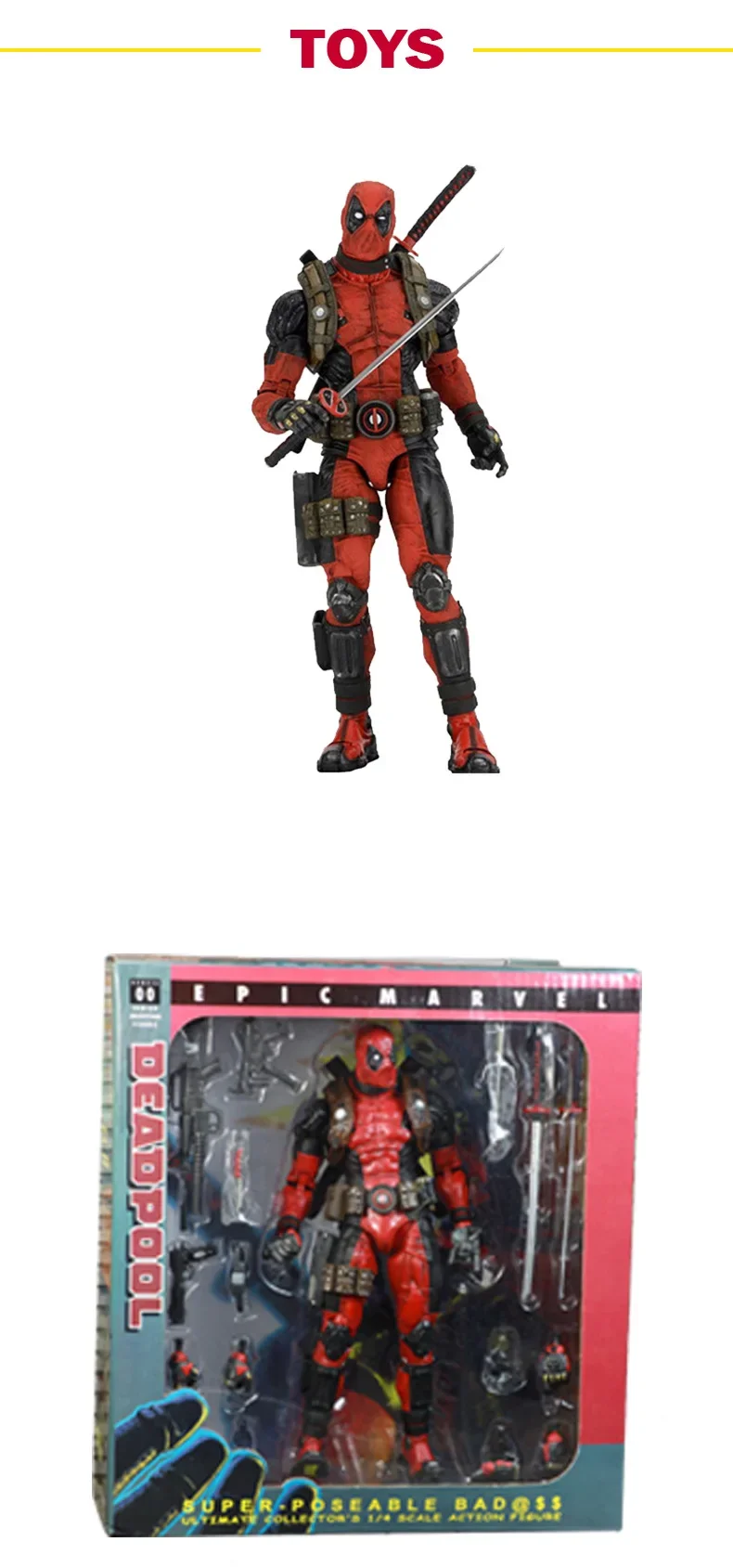 Bandai 20CM Avengers X-Men Deadpool Action Figure DP 8-inch Mobile Doll Figurine Model Kids Collectible Toys Gift
Bandai 20CM Avengers X-Men Deadpool Action Figure DP 8-inch Mobile Doll Figurine Model Kids Collectible Toys Gift