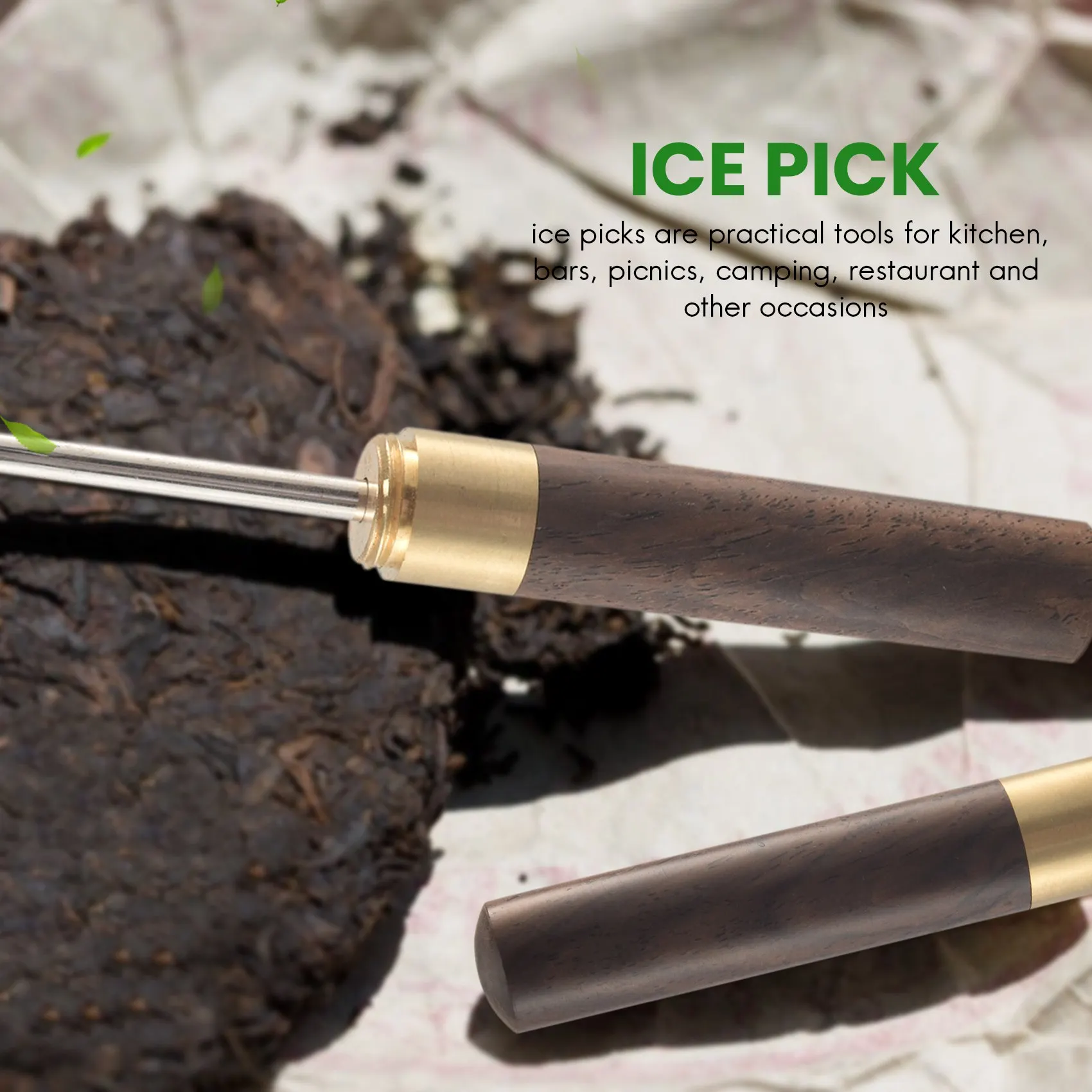 BYBS-3Pcs Stainless Steel Ice Picks Kitchen Tool Ice Pick With Wooden Handle And Safety Cover For Camping,And Restaurant
BYBS-3Pcs Stainless Steel Ice Picks Kitchen Tool Ice Pick With Wooden Handle And Safety Cover For Camping,And Restaurant