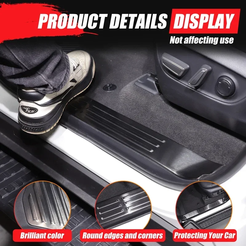 For Toyota Land Cruiser Prado 250 LC250 2024+ Stainless Steel Car Door Sill Scuff Plate Guard Protector Cover Car Accessories
For Toyota Land Cruiser Prado 250 LC250 2024+ Stainless Steel Car Door Sill Scuff Plate Guard Protector Cover Car Accessories