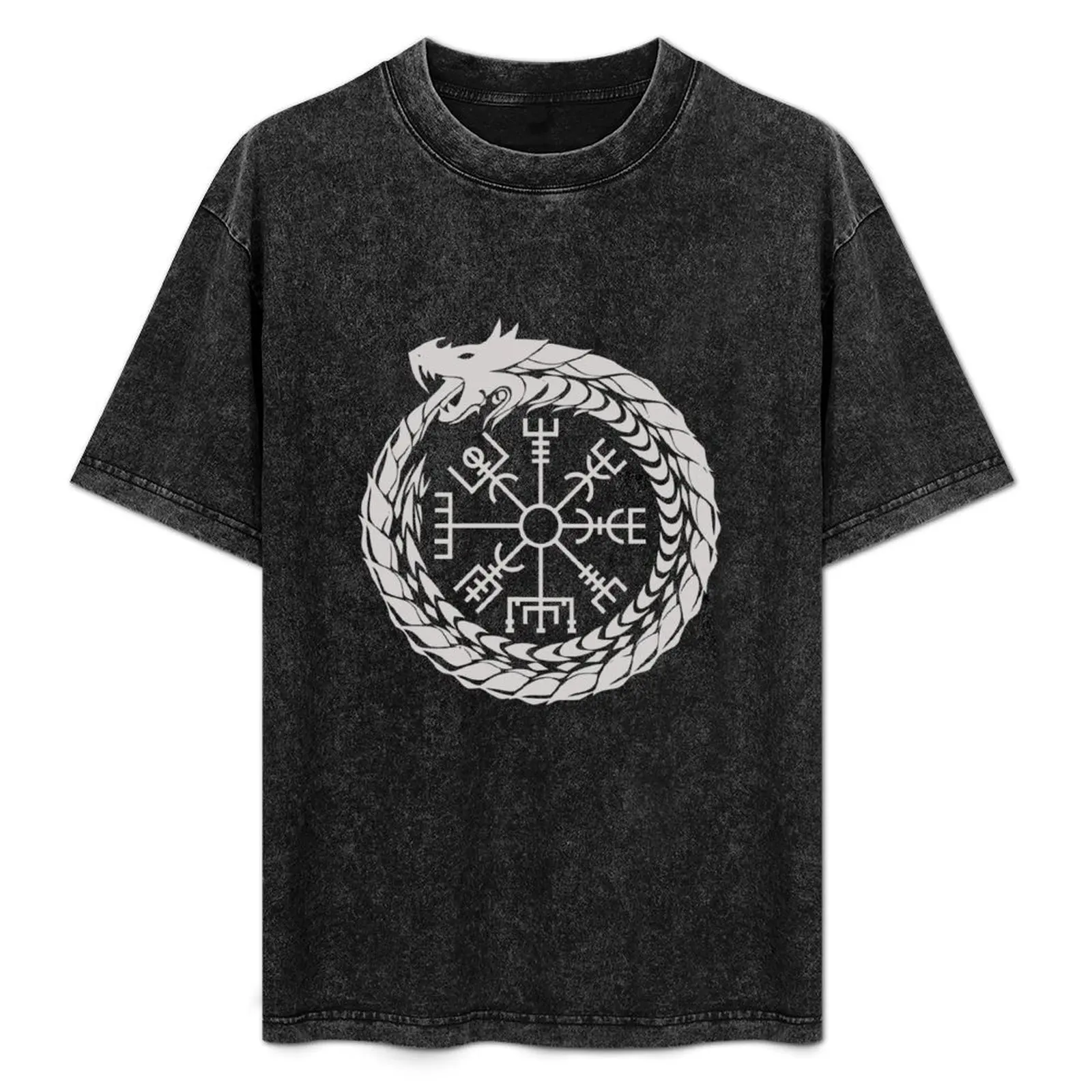 Vegvisir Jormungandr World Serpent Norse Mythology T-Shirt Work Wear Simple Tee Shirt
Vegvisir Jormungandr World Serpent Norse Mythology T-Shirt Work Wear Simple Tee Shirt