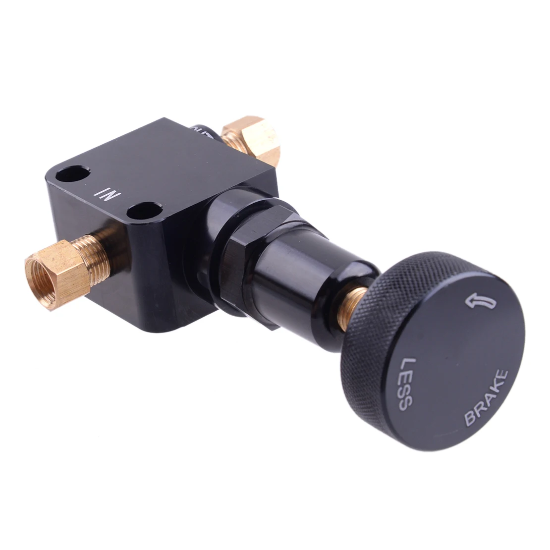 Brake Bias Proportioning Valve Pressure Regulator Adjustment with 1/8 NPT Screw Knob
Brake Bias Proportioning Valve Pressure Regulator Adjustment with 1/8 NPT Screw Knob