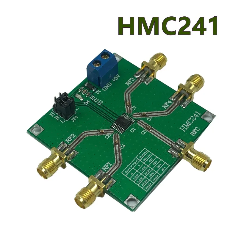 HMC241 DC-3.5 GHz RF Single-Pole Four-Throw Switch Band Switch RF Switch Wireless
HMC241 DC-3.5 GHz RF Single-Pole Four-Throw Switch Band Switch RF Switch Wireless