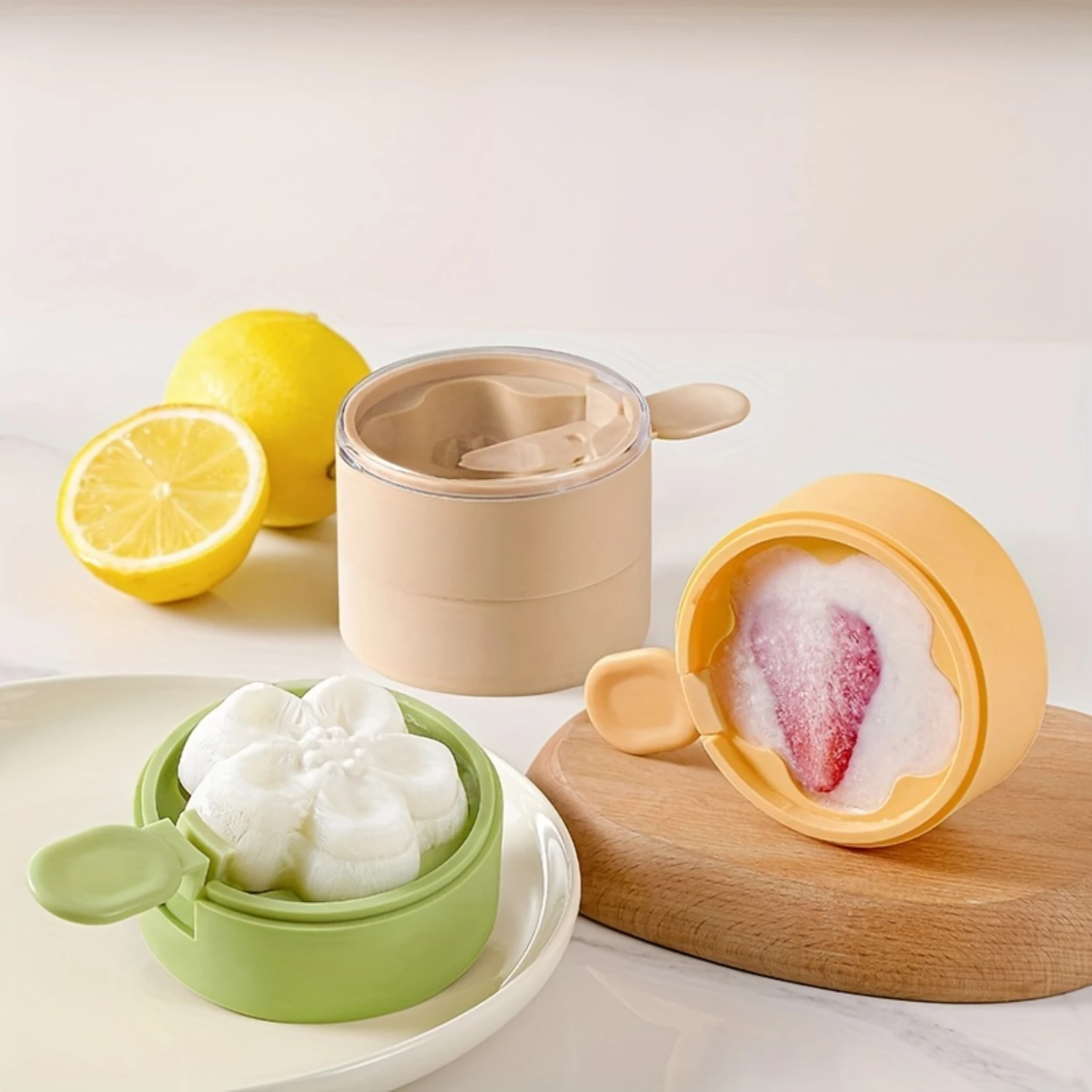 Silicone Ice Molds - BPA-Free Popsicle Maker Set for Homemade Ice Cream and Treats
Silicone Ice Molds - BPA-Free Popsicle Maker Set for Homemade Ice Cream and Treats