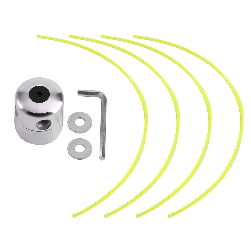 1Set Aluminum Alloy Grass Trimmer Head Universal Replacement Mower Head With 4 Lines Garden Lawn Mower Accessories For Multiple
1Set Aluminum Alloy Grass Trimmer Head Universal Replacement Mower Head With 4 Lines Garden Lawn Mower Accessories For Multiple