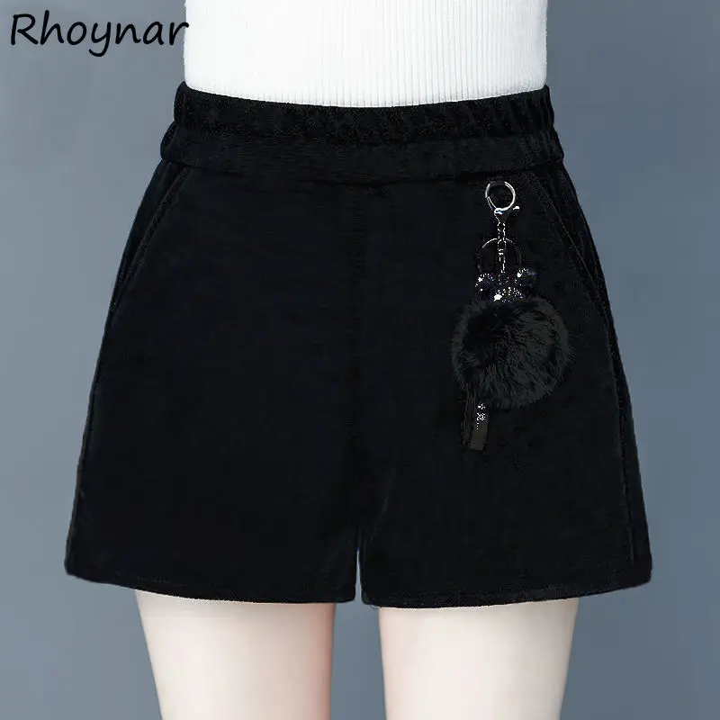 Shorts Women Popular S-5XL Elastic Waist Thick Autumn Student Casual Femenino Elegant Solid All-match Cozy Wide Leg Trousers Ins
Shorts Women Popular S-5XL Elastic Waist Thick Autumn Student Casual Femenino Elegant Solid All-match Cozy Wide Leg Trousers Ins