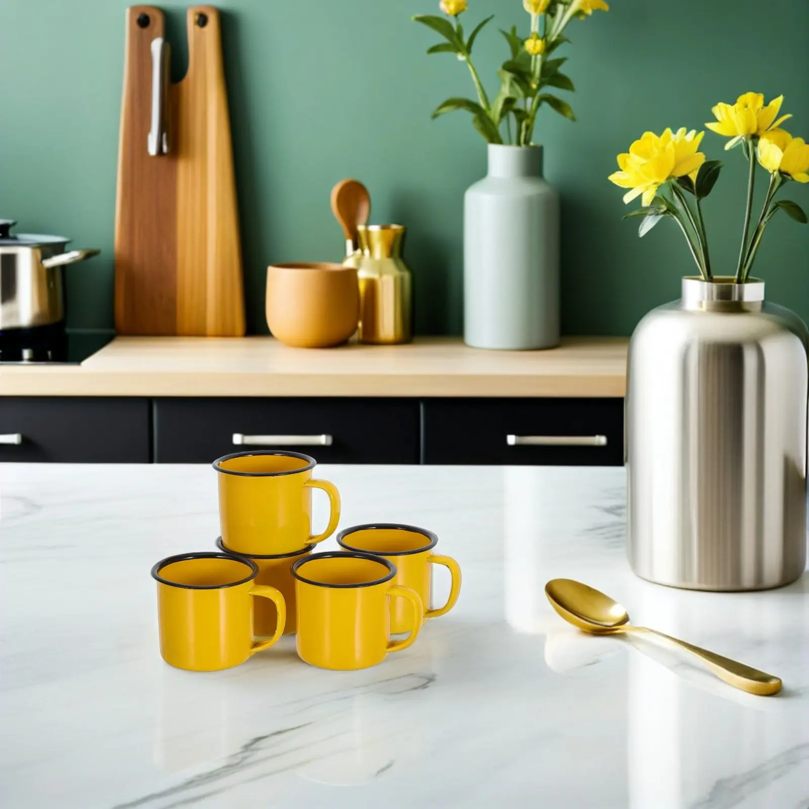 5Pcs Retro Enamel Mug 150Ml Vintage Coffee Cups for Outdoor Camping Picnic Hot Drinks Water Milk Juice Enameled Cup
5Pcs Retro Enamel Mug 150Ml Vintage Coffee Cups for Outdoor Camping Picnic Hot Drinks Water Milk Juice Enameled Cup