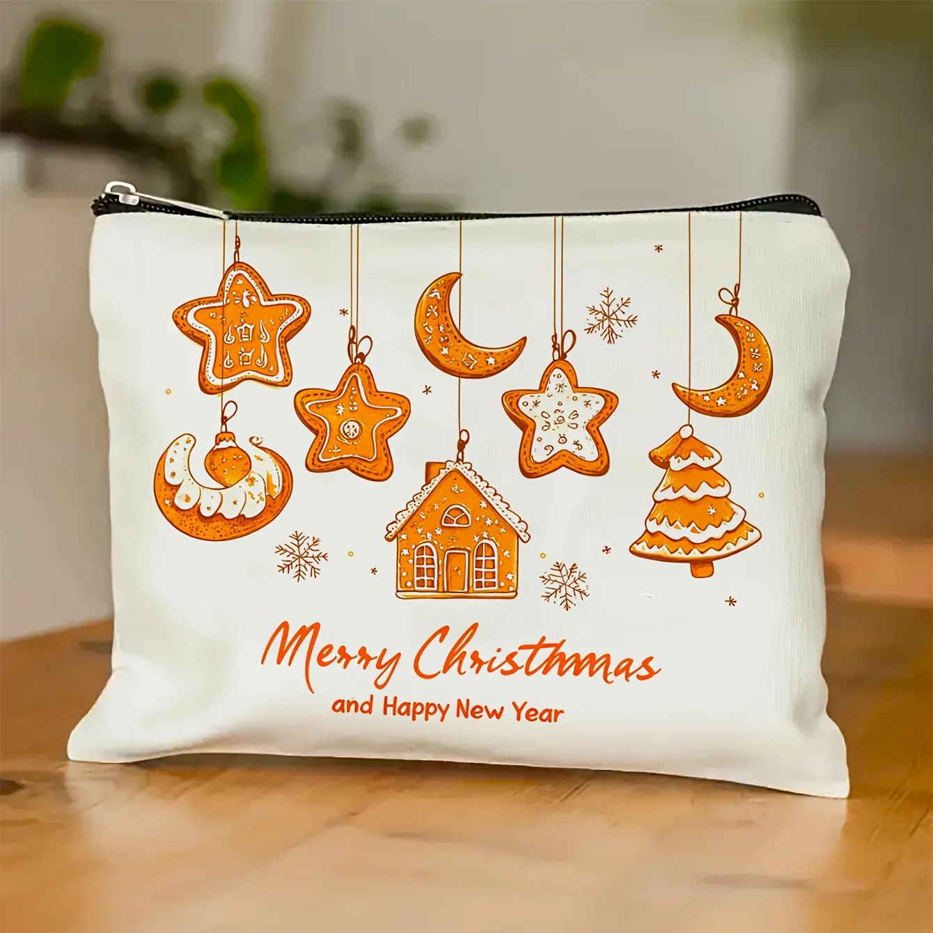 A Christmas Gingerbread House Pattern Makeup Bag- Multifunctional Zipper Pouch, Jewelry Storage Bag, Perfect Travel Zipper Small
A Christmas Gingerbread House Pattern Makeup Bag- Multifunctional Zipper Pouch, Jewelry Storage Bag, Perfect Travel Zipper Small
