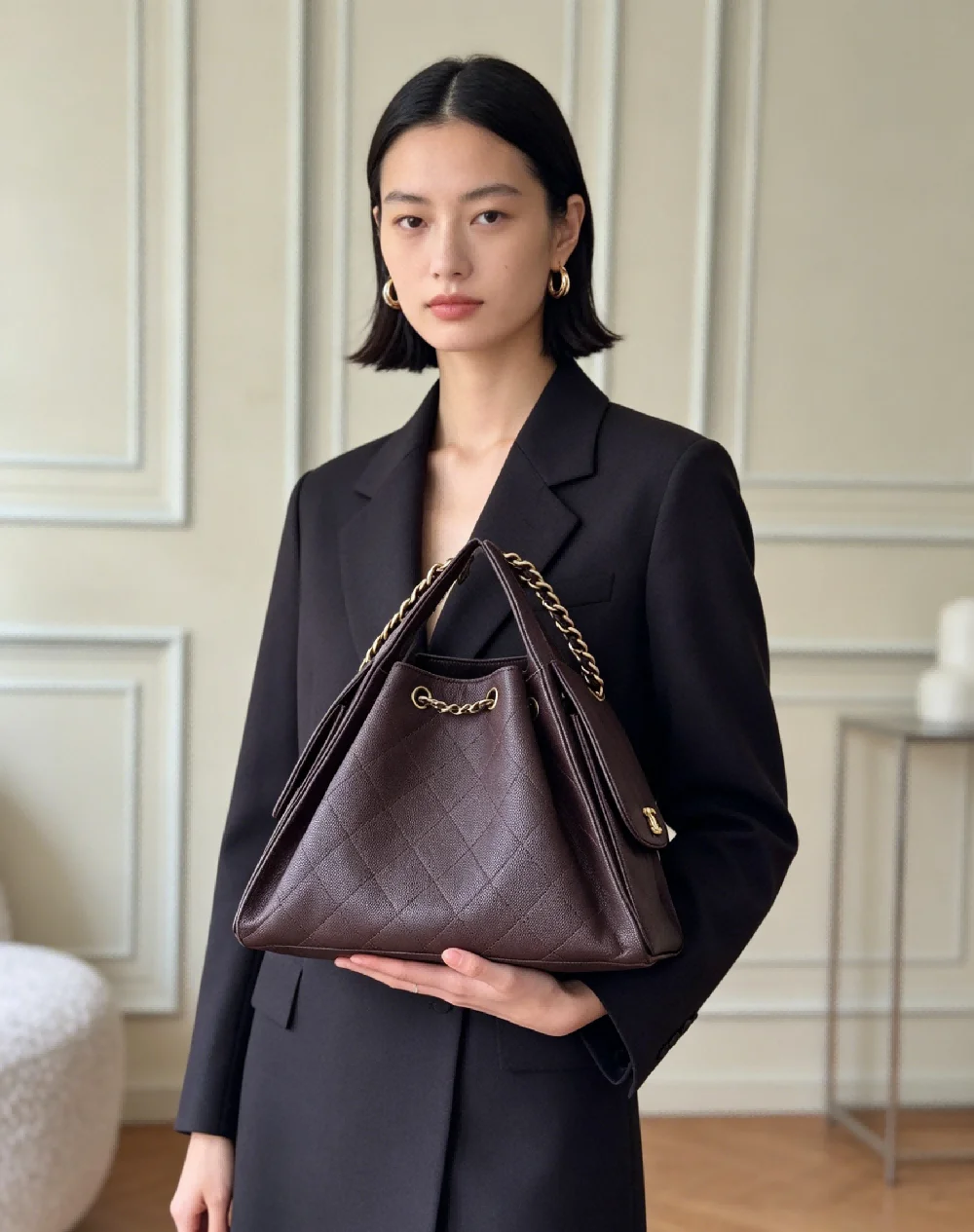 Women Burgundy Soft Leather Shoulder Bag, Large Capacity Casual Tote Handbag for Work and Everyday Commute
Women Burgundy Soft Leather Shoulder Bag, Large Capacity Casual Tote Handbag for Work and Everyday Commute