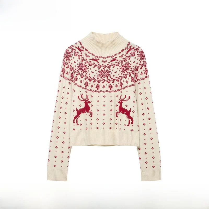 Модный вязаный свитер с узором Cisas ZR Sle, осенне-зимняя новинка, женский, свободный крой, повседневный, из полиэфирного волокна
Модный вязаный свитер с узором Cisas ZR Sle, осенне-зимняя новинка, женский, свободный крой, повседневный, из полиэфирного волокна