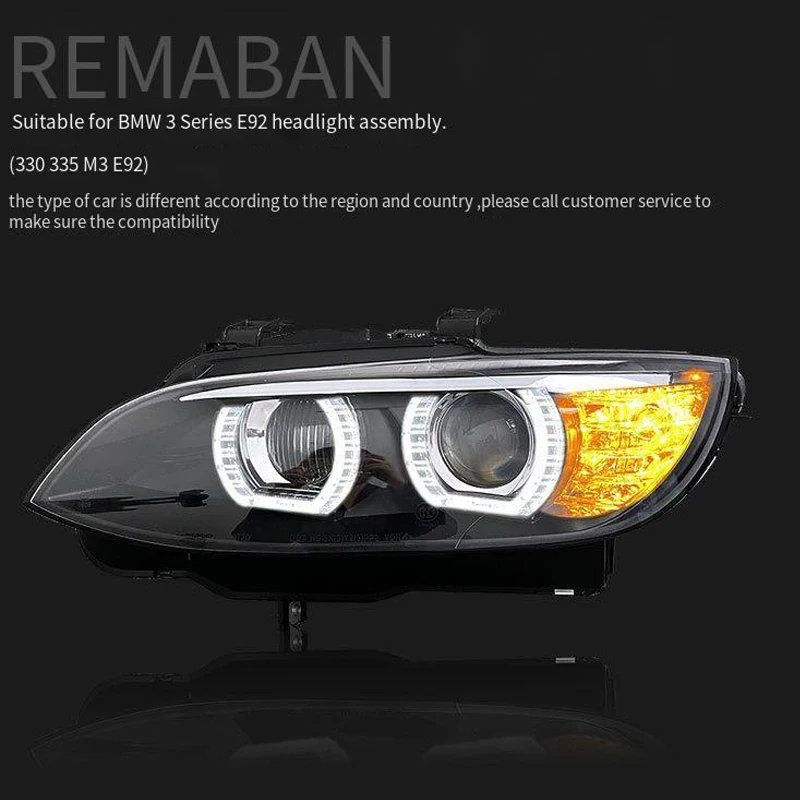 Подходит для BMW E92 330 335 M3, модифицированный светодиодный блок фар, улучшенная передняя оптика, модернизация фар.
Подходит для BMW E92 330 335 M3, модифицированный светодиодный блок фар, улучшенная передняя оптика, модернизация фар.