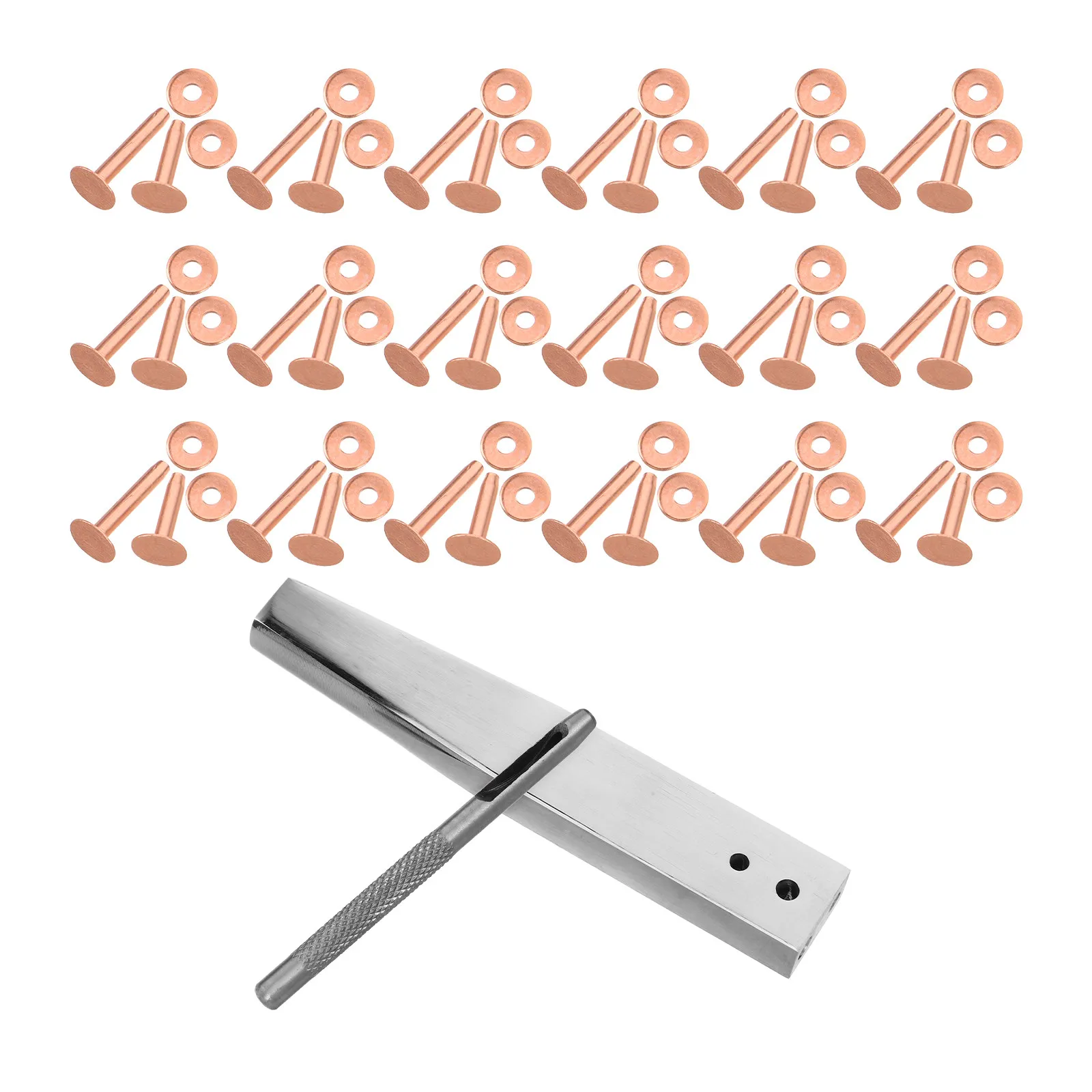 1Set Copper Rivet Setting Tool for Rivet Fixing Burr Setter Kit Craft Supplies Bag Belt Shoe Repair DIY Projects
1Set Copper Rivet Setting Tool for Rivet Fixing Burr Setter Kit Craft Supplies Bag Belt Shoe Repair DIY Projects