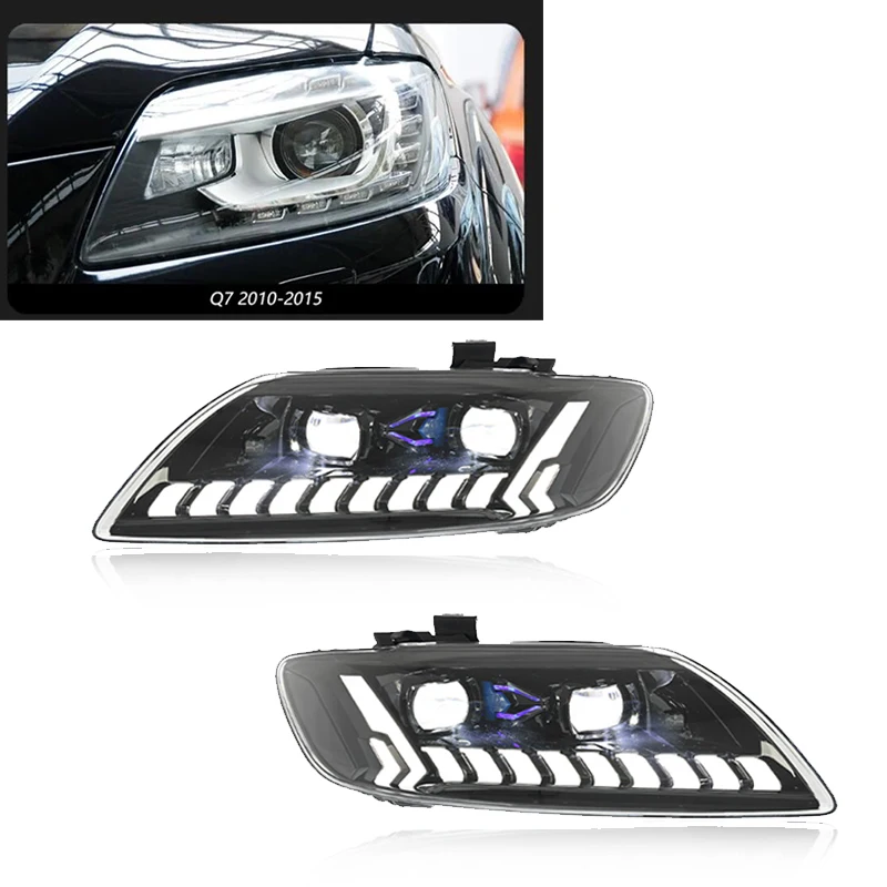For Audi Q7 LED Headlight 2006-2015 Front DRL Turn Signal Light Assembly Modified Automotive Accessories
For Audi Q7 LED Headlight 2006-2015 Front DRL Turn Signal Light Assembly Modified Automotive Accessories