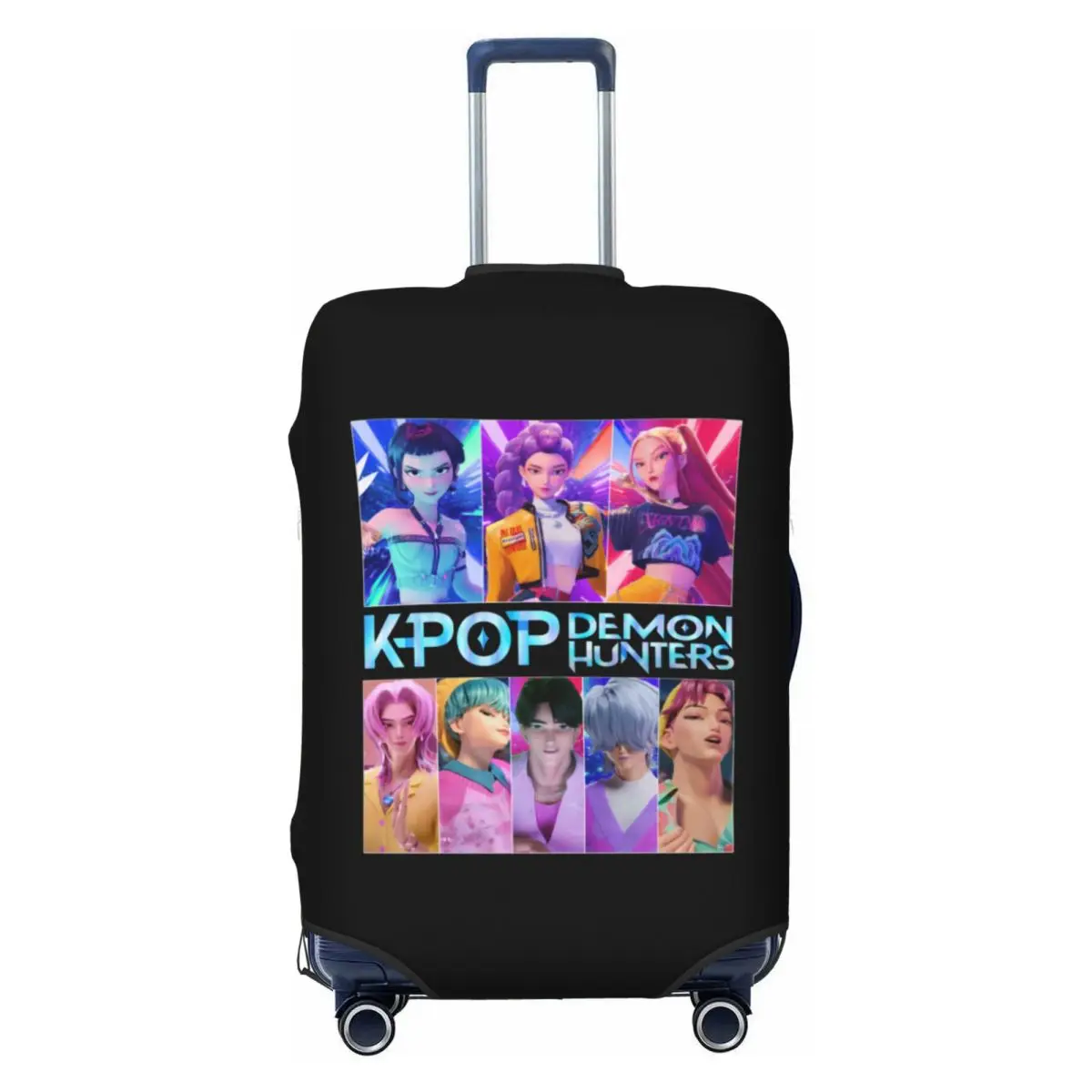 Custom Fashion Cartoon KPop Demon Hunters Luggage Cover Protector Dust Proof Travel Suitcase Covers
Custom Fashion Cartoon KPop Demon Hunters Luggage Cover Protector Dust Proof Travel Suitcase Covers